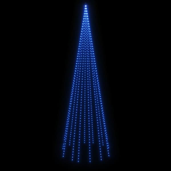 Julgran på flaggstång blå 732 LEDs 500 cm - Julgran - Julgranar - Home & Living