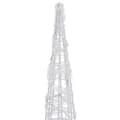 Miniatyrbillede 6 af 8: Dekorativ lyspyramide LED 90 cm akryl varm hvid - Lyskegle - Lyskegler - Home & Living