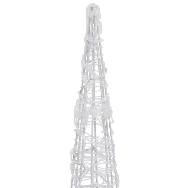 Dekorativ lyspyramide LED 90 cm akryl varm hvid - Lyskegle - Lyskegler - Home & Living