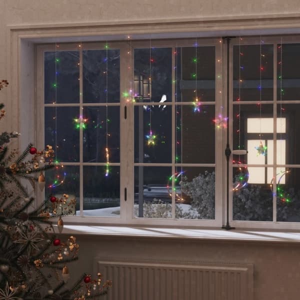 Tähti ja kuu keijuvalot kaukosäädin 138xLED värikäs - Keijuvalo - Keijuvalot - Home & Living
