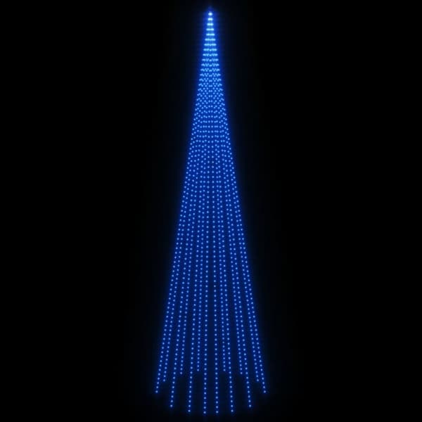 Juletræ til flagstang 1134 LED'er 800 cm blåt lys - Juletræ - Juletræer - Home & Living