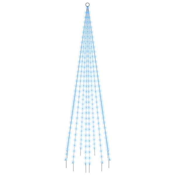 Juletræ til flagstang 310 LED'er 300 cm blåt lys - Juletræ - Juletræer - Home & Living