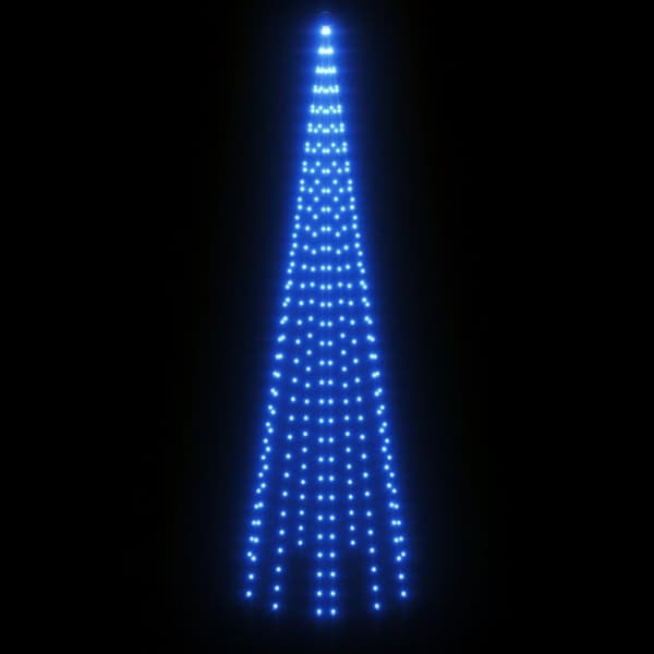 Juletræ til flagstang 310 LED'er 300 cm blåt lys - Juletræ - Juletræer - Home & Living