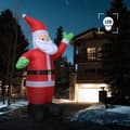 Miniatyrbild 1 av 2: Uppblåsbar jultomte LED IP20 600 cm XXL