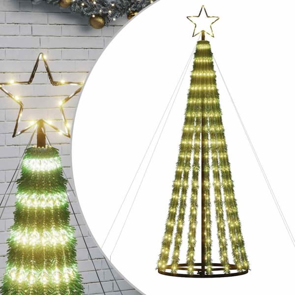 Julgranskon 275 LEDs varmvit 180 cm
