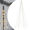 Miniatyrbild 2 av 2: Julbelysning till flaggstång 200 LEDs varmvit 180 cm