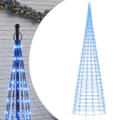 Miniatyrbild 2 av 2: Julbelysning till flaggstång 3000 LEDs blå 800 cm