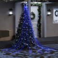 Miniatyrbild 1 av 2: Julgransbelysning 320 LED blå 375 cm