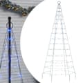 Miniatyrbild 2 av 2: Julbelysning till flaggstång 200 LEDs blå 180 cm