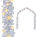 Miniatyrbild 1 av 2: Julgirlang med LED-lampor 10 m vit