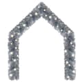 Miniatyrbild 2 av 2: Julgirlang med LED-lampor 10 m silver