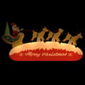 Miniatyrbild 2 av 2: Uppblåsbar juldekoration tomte och ren LED 145 cm