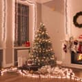 Miniatyrbild 1 av 2: Ljusslinga med 2000 LED cluster varmvit 17 m PVC