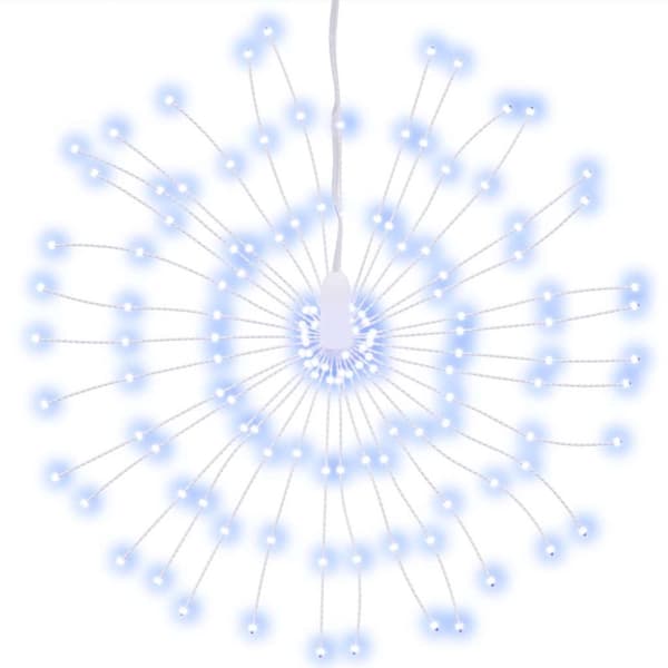 Julbelysning 140 LED kallvit 17 cm