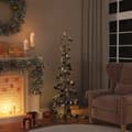 Miniatyrbild 2 av 2: LED julgran med julgranskulor 100 LED varmvit 150 cm