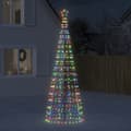 Miniatyrbild 1 av 2: Julgransbelysning med markspett 570 LEDs färgglad 300 cm