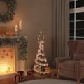 Miniatyrbild 2 av 2: LED julgran med julgranskulor 80 LED varmvit 120 cm