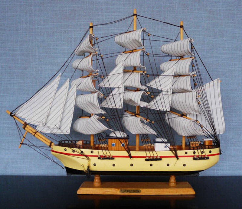 Segelbåt, 59x48x11 cm