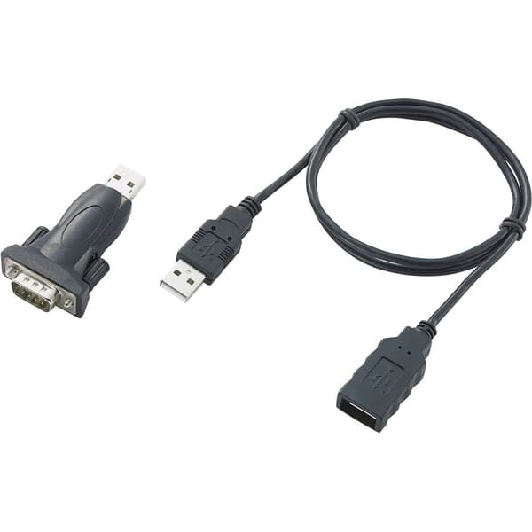 Seriell, USB 2.0 Anslutningskabel [1x USB 2.0 A hane - 1x D-SUB hane 9-pol] 1.00 m guldpläterad kontakt