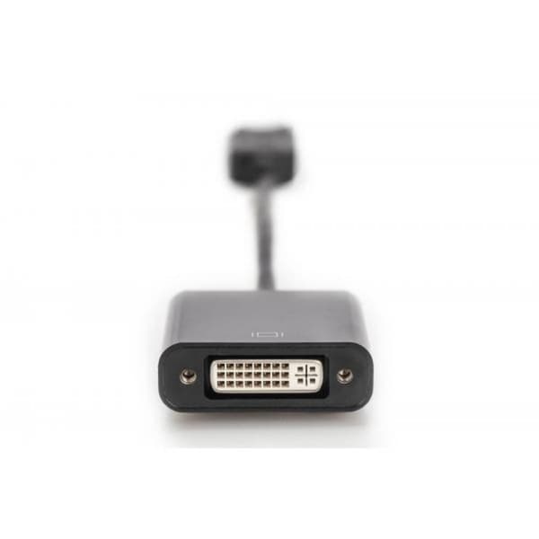 Digitus AK-340409-001-S DisplayPort / DVI Adapter [1x DisplayPort hane - 1x DVI-hona 24+5 pol] Svart 15.00 cm