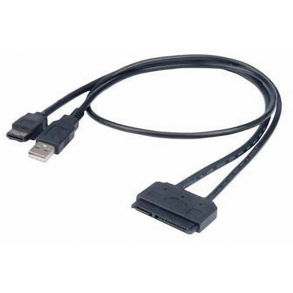 Akasa Hårddiskar/SSD Adapter [1x SATA-kombi hona 7+15 pol - 1x USB 2.0 A hane, eSATA-hane 7-pol] 0.40 m