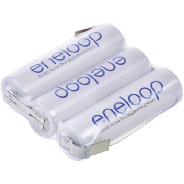 Panasonic eneloop Reihe F1x3 Batteripack Antal celler: 3 Batteristorlek: AA (R6) Z-lödfana NiMH 3.6 V 1900 mAh