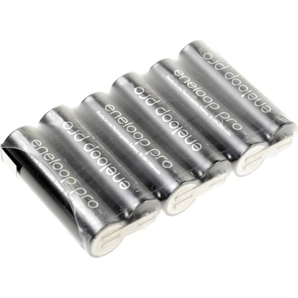 Panasonic eneloop Pro Reihe F1x6 Batteripack Antal celler: 6 Batteristorlek: AA (R6) Z-lödfana NiMH 7.2 V 2450 mAh