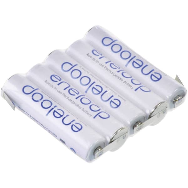 Panasonic eneloop Reihe F1x5 Batteripack Antal celler: 5 Batteristorlek: AAA (R03) Z-lödfana NiMH 6 V 750 mAh