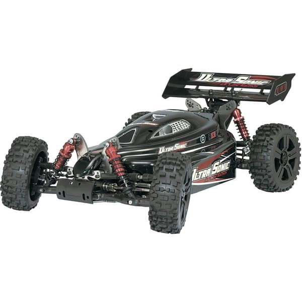 Reely 1:8 Buggy Kompletta hjul Stollen 5 ekrar Svart 4 st