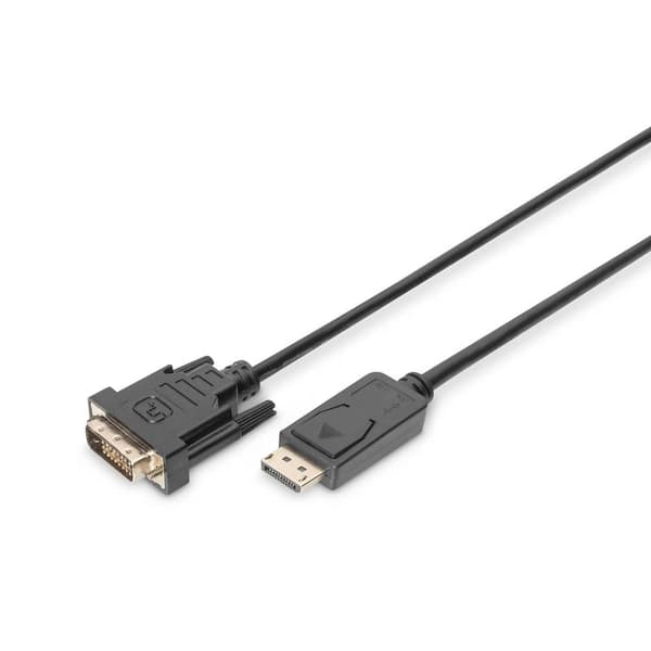 Digitus DisplayPort / DVI Adapterkabel DisplayPort-kontakt, DVI-D 24+1-polig Kontakt 2 m Svart AK-340306-020-S DisplayP