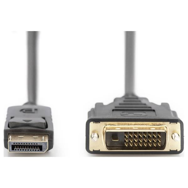 Digitus DisplayPort / DVI Adapterkabel DisplayPort-kontakt, DVI-D 24+1-polig Kontakt 2 m Svart AK-340306-020-S DisplayP