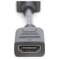 Miniatyrbild 3 av 4: Digitus AK-340400-001-S DisplayPort / HDMI Adapter [1x DisplayPort hane - 1x HDMI hona] Svart 15.00 cm