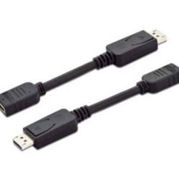 Digitus AK-340400-001-S DisplayPort / HDMI Adapter [1x DisplayPort hane - 1x HDMI hona] Svart 15.00 cm