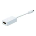 Miniatyrbild 3 av 4: Digitus AK-340411-001-W DisplayPort / HDMI Adapter [1x Mini-DisplayPort hane - 1x HDMI hona] Vit 15.00 cm