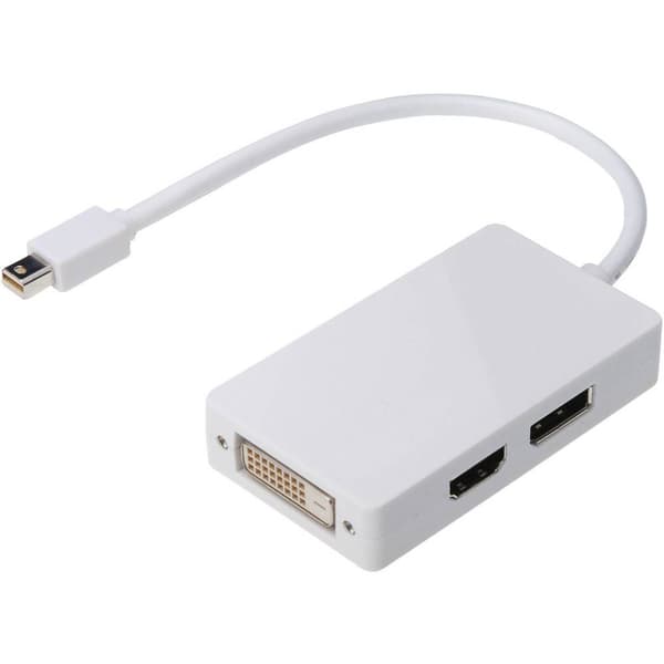Digitus AK-340509-002-W DisplayPort / HDMI / DVI Adapter [1x Mini-DisplayPort hane - 1x DisplayPort hona, HDMI hona, DV