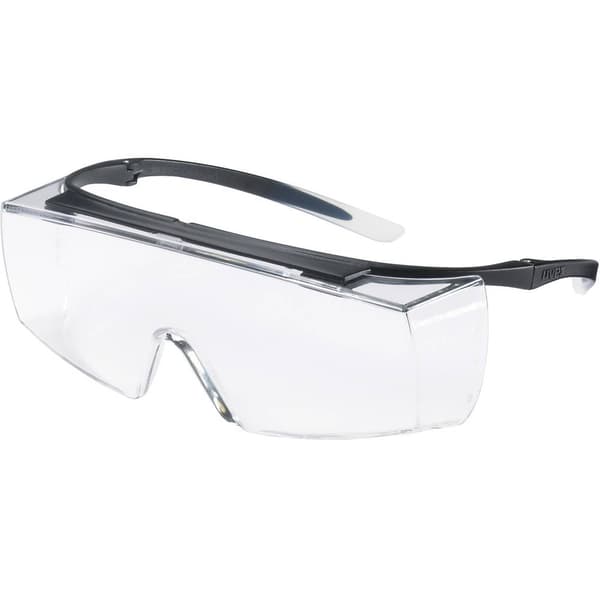 uvex super f OTG 9169585 Skyddsglasögon Svart, Vit