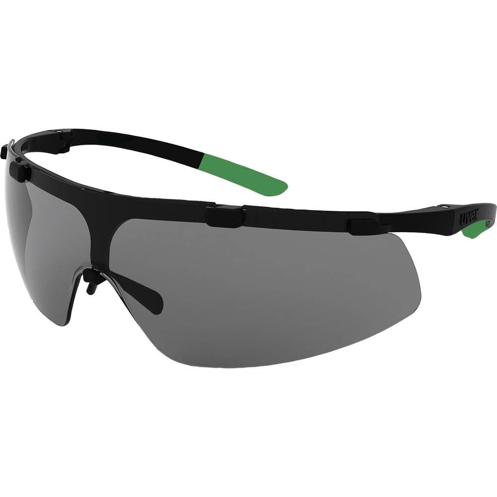 uvex super fit 9178043 Skyddsglasögon inkl. UV-skydd Svart, Grön DIN EN 166