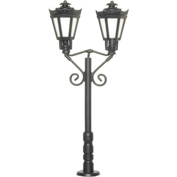 Viessmann Modelltechnik H0 Parklampa dubbel Färdig modell 6073 1 st