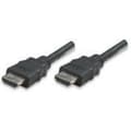 Miniatyrbild 2 av 4: Manhattan HDMI Anslutningskabel HDMI-A-kontakt, HDMI-A-kontakt 5.00 m Svart 323239-CG 4K UHD, Audio Return Kanal HDMI-k