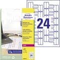 Miniatyrbild 1 av 4: Avery-Zweckform L7950-20 Kabel-etikett 60 x 40 mm Polyesterfilm Vit 480 st Permanent Laser, Färglaserskrivare