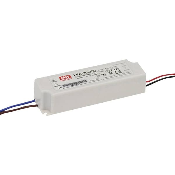 MW Mean Well LPC-20-700 LED driver Konstantström 21 W 0.7 A 9 - 30 V/DC inte dimbar, Överbelastningsskydd 1 st