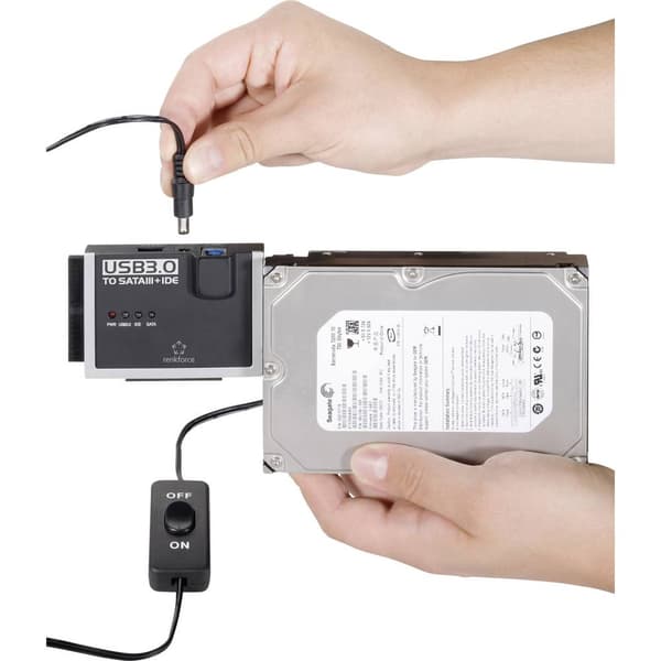Renkforce USB 3.0 till IDE+SATA konverterare