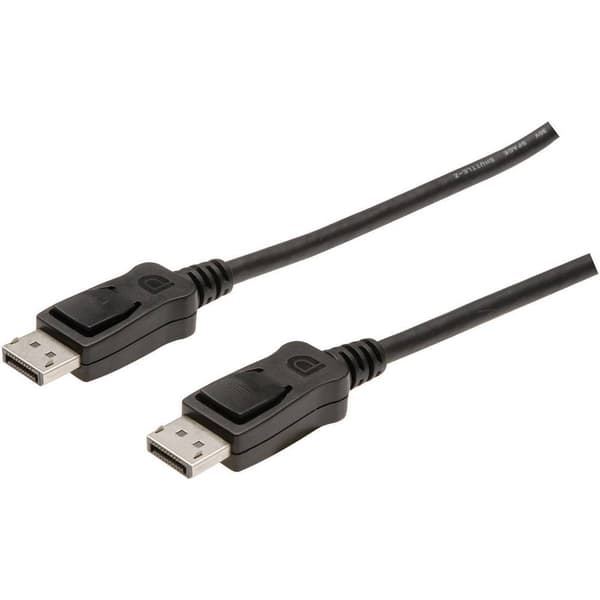Digitus DisplayPort Anslutningskabel DisplayPort-kontakt, DisplayPort-kontakt 3.00 m Svart AK-340100-030-S DisplayPort-