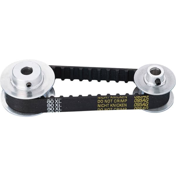 Aluminium Tandad remskiva Reely Borrdiameter: 6 mm Diameter: 28 mm Antal tänder: 15