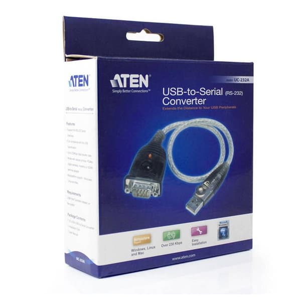 ATEN USB 1.1 Adapter [1x D-SUB hane 9-pol - 1x USB 1.1 A hane] UC232A-AT 0.35 m