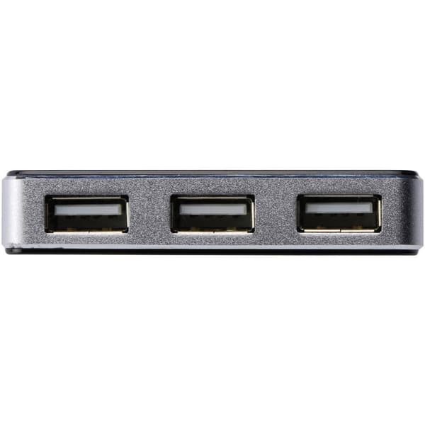 Digitus DA-70220 4 Port USB 2.0-Hub Svart, Silver
