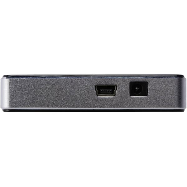 Digitus DA-70220 4 Port USB 2.0-Hub Svart, Silver