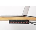 Miniatyrbild 4 av 4: Renkforce RF-3269622 7 Port USB-Hub 3.0 Metallhölje, individuellt omkopplingsbara, väggfäste Svart
