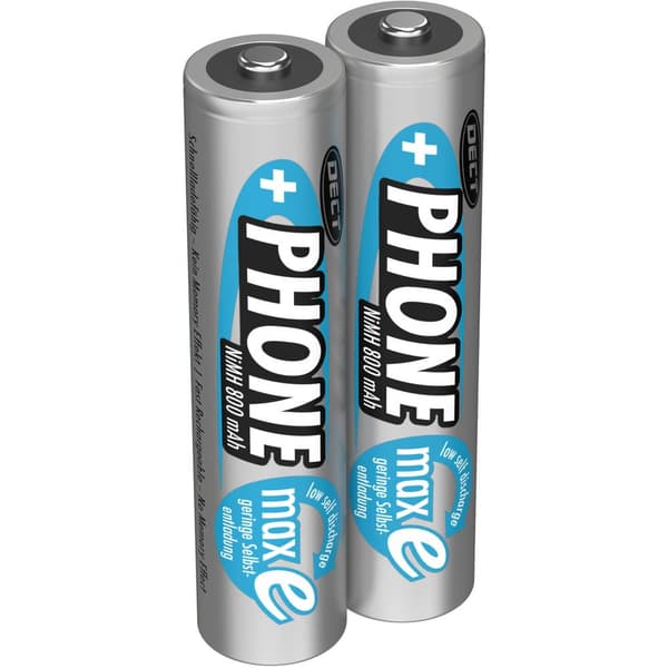 Ansmann DECT maxE HR03 Laddbart batteri AAA (R03) NiMH 800 mAh 1.2 V 2 st