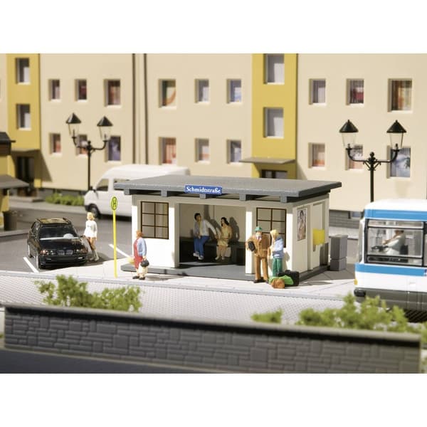 Busshållplatskurer H0 Auhagen 11419 Multifärg